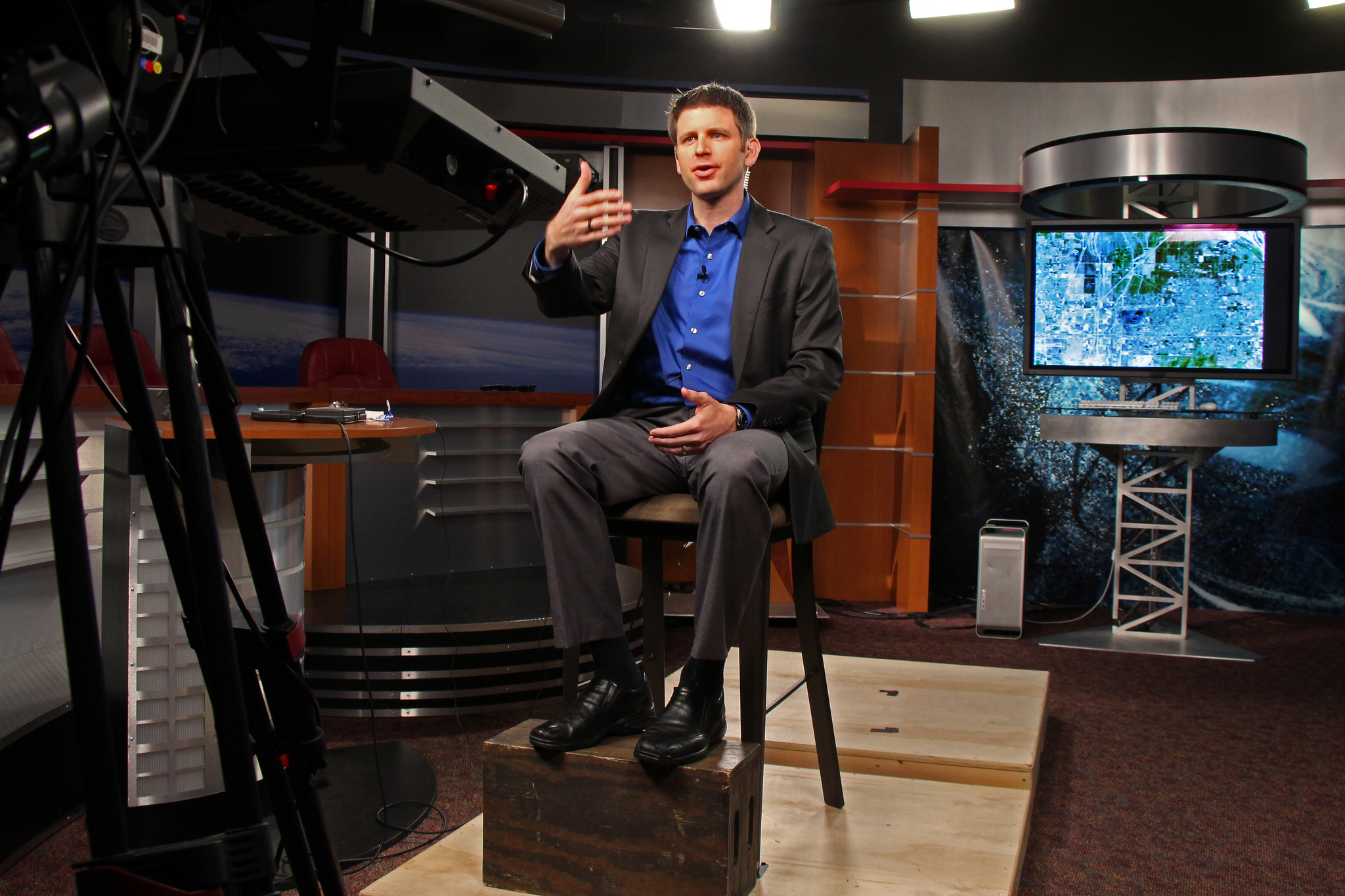 Live TV interview