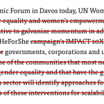 Edited UN Women press release